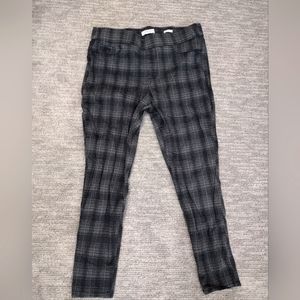 Nine West Stretchy Plaid Pants Size 16